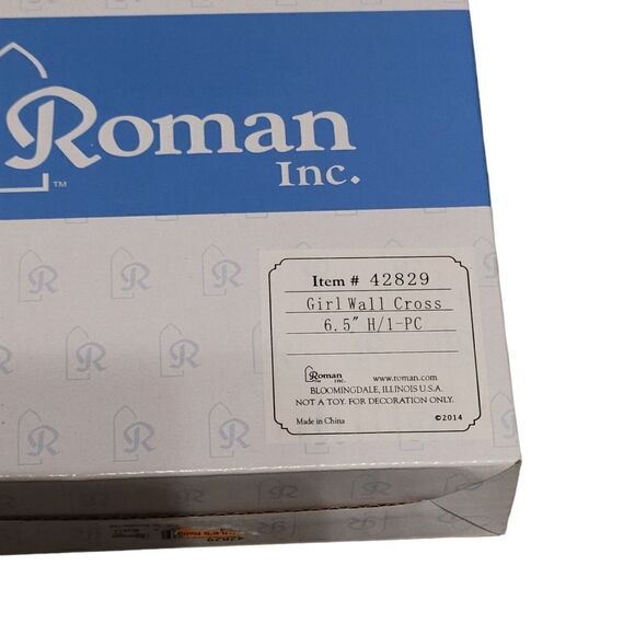 Baptism wall cross for girl - Picture 3 of 3